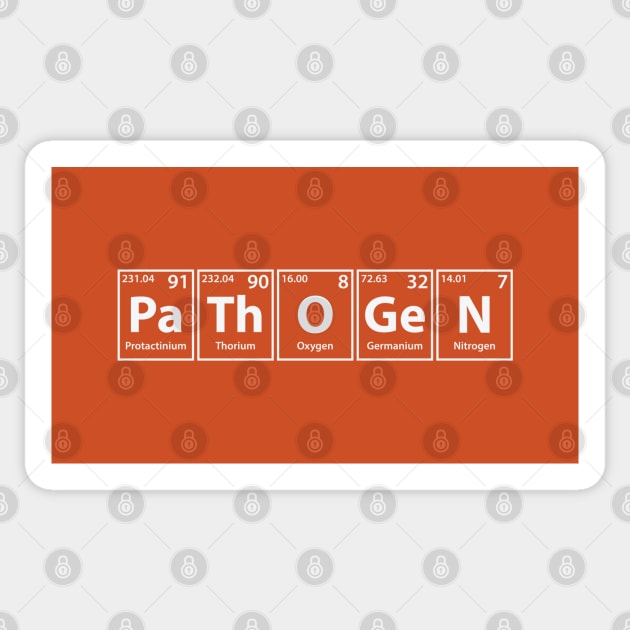 Pathogen Elements Spelling Sticker by cerebrands